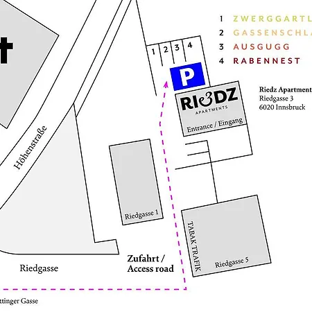 Riedz Innsbruck- Zentrales Apartmenthaus Mit Gruener Oase Apartment *